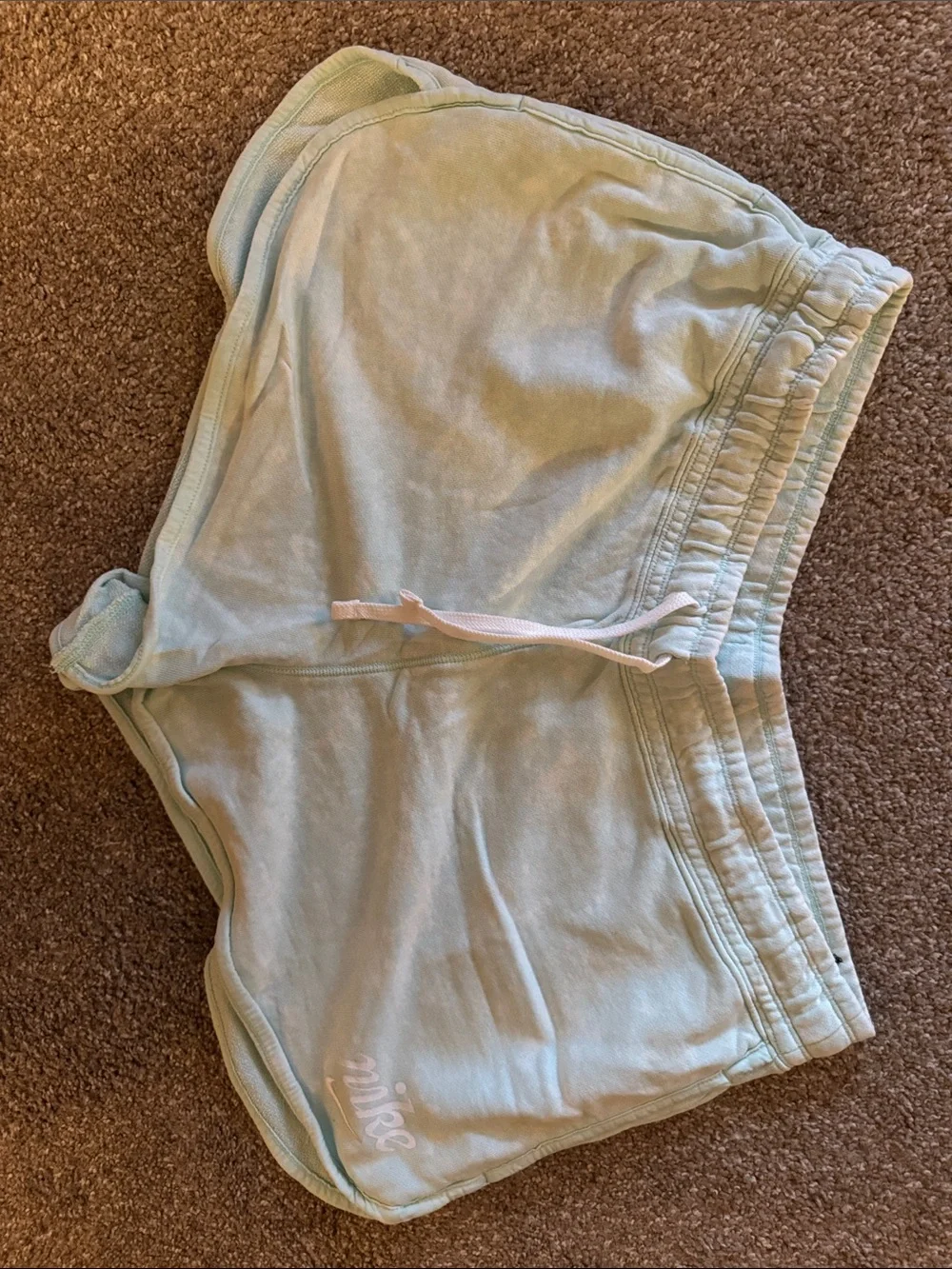 Nike Light Mint Green Women's Athletic Shorts
